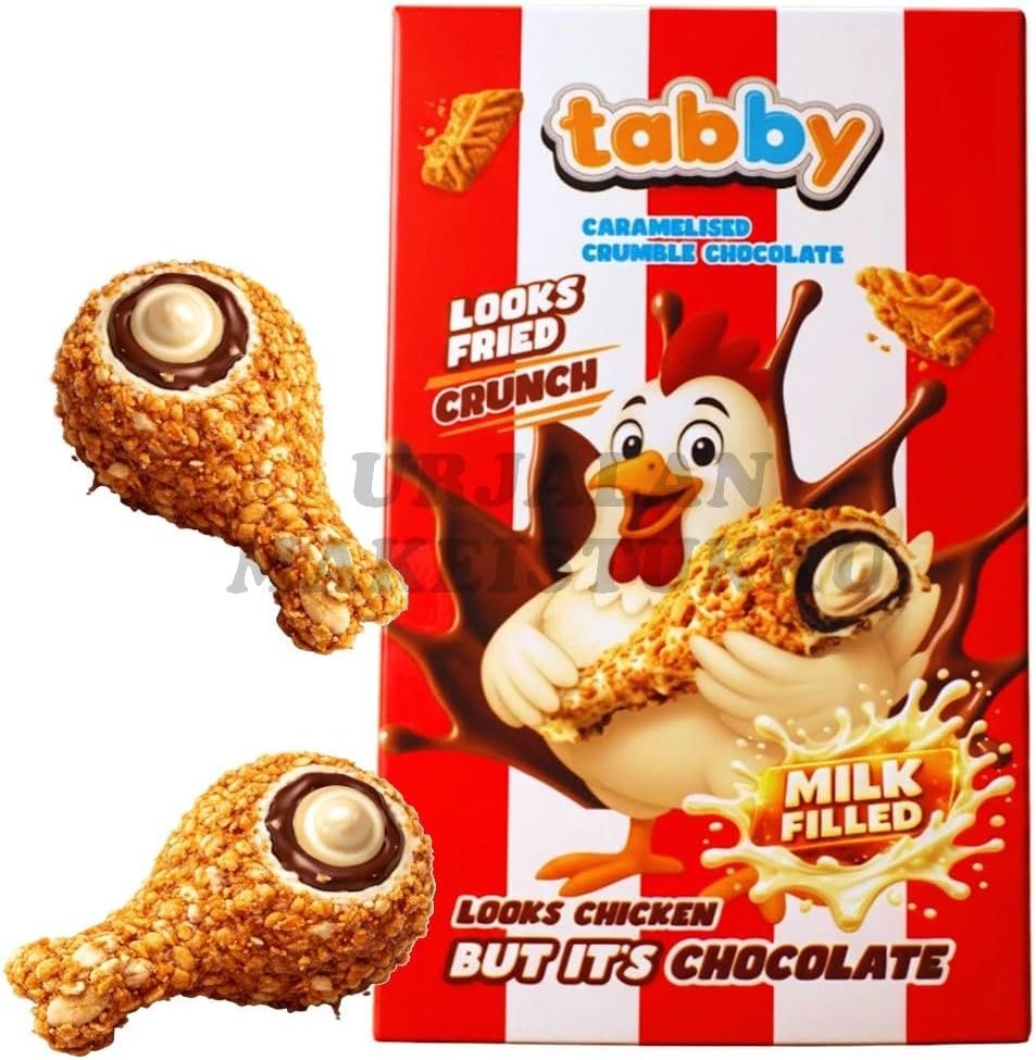 12x Tabby Chicken Schokolade mit Milchcreme Füllung 50g - Image 6